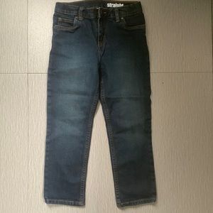 Dark Carter’s denim.